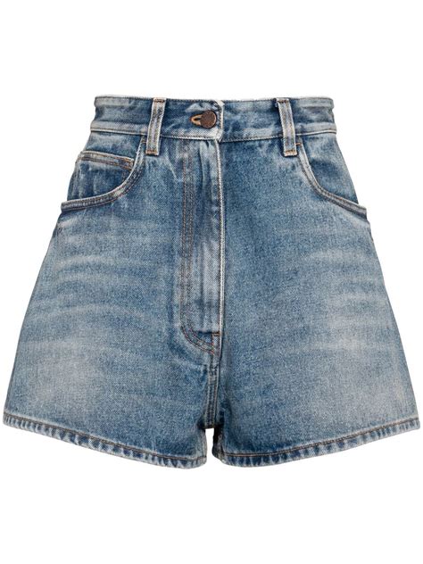 prada ladies pants|prada denim shorts.